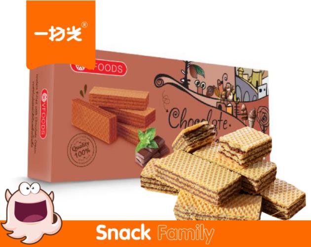 巧克力味夹心威化饼干