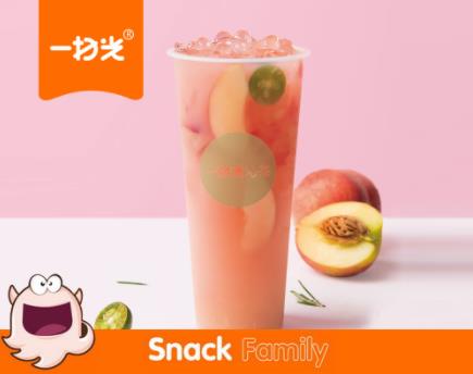 一扫光蜜恋桃桃柠檬茶